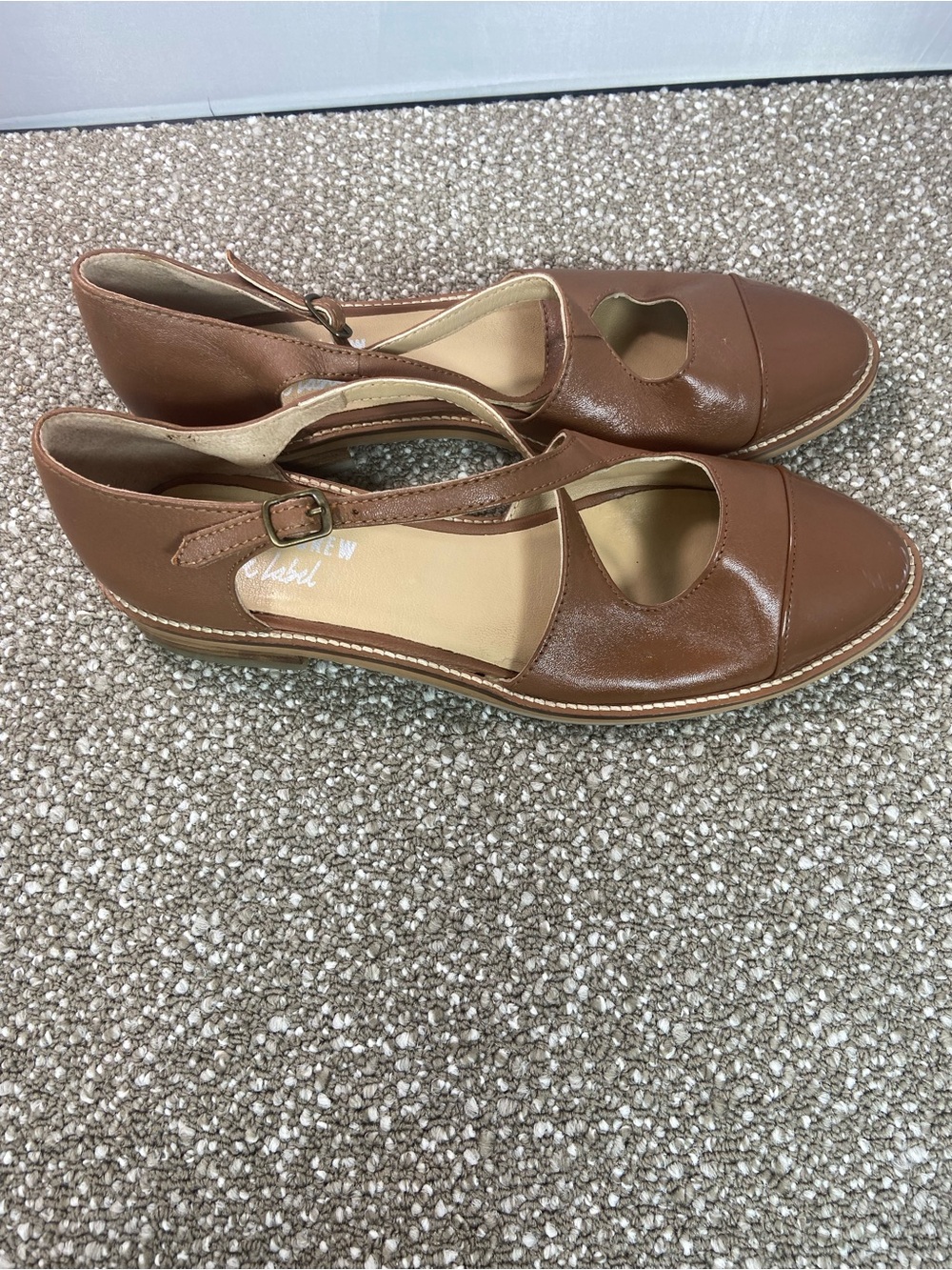 Women's Chelsea Crew Black Label Shoes  Mary Jane Flats  39-US size 8 or 8.5 - Picture 2 of 7